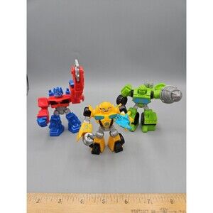 Hasbro Playskool Heroes Transformers Rescue Bots 3.5"  Optimus Prime Lot of 3